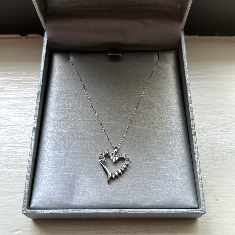 Zales Diamond Heart Necklace